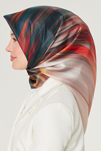 Armine ARMİNE İPEK EŞARP 8508D (TWİLL) (NOSTALJİ)-80