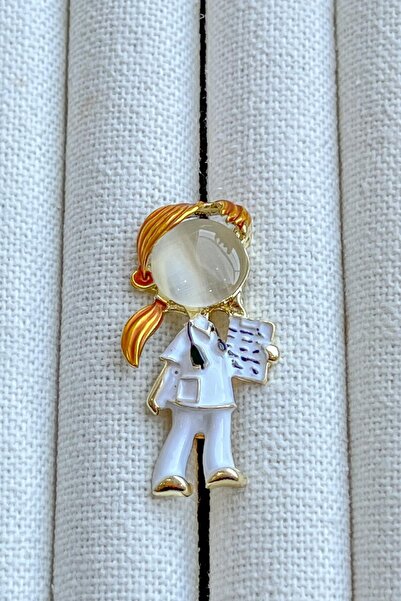 Enfes Takı Özel Tasarım Doktor-hemşire Broş