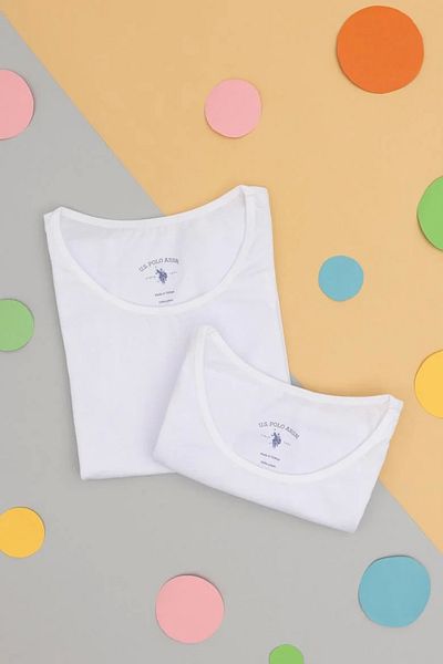 Polo U.S. Polo Girl's Basic Thick Strap Tank Top 1673 White