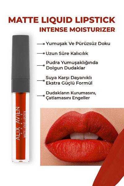 Alix Avien ALIX AVIEN MATTE LIQUID LIPSTICK 520 RED CARPET