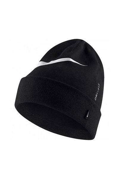 Nike Av9751-010 Унисекс черна екипна шапка - модел на шапка