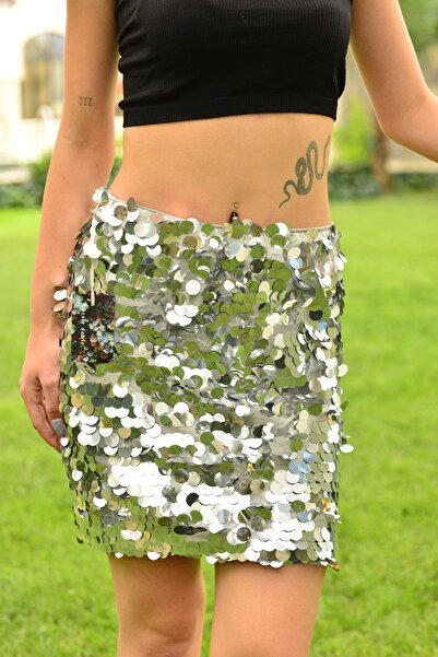 Paradise Collection Moda Evi Payetli Lüks Etek