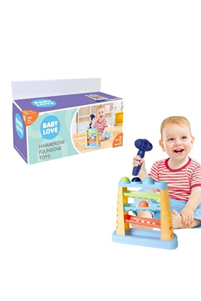 Fab N Funky Hammering Slide Ball Toy - 12 Pieces