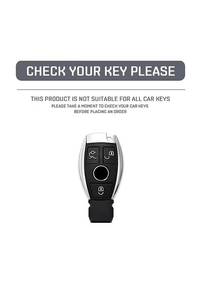 emii auto spare parts Mercedes Benz Gray Key Case - a B C E Gl S Gla Amg W204 W205 W212 W176 Compatible