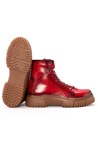 Gusse Bernadette Women's Genuine Patent Leather Boots 1029-3