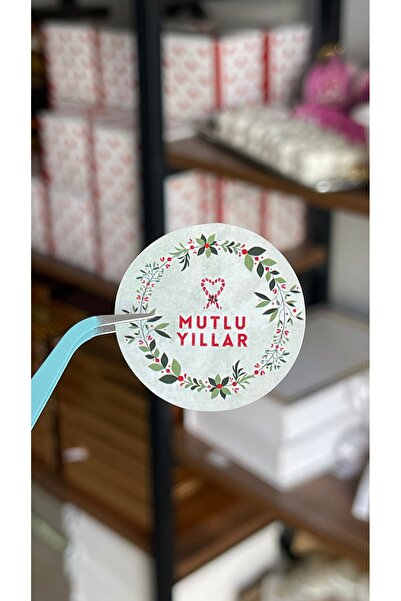 arl etiket tasarım dijital baskı merkezi 4cm 24 bucăți autocolant La mulți ani