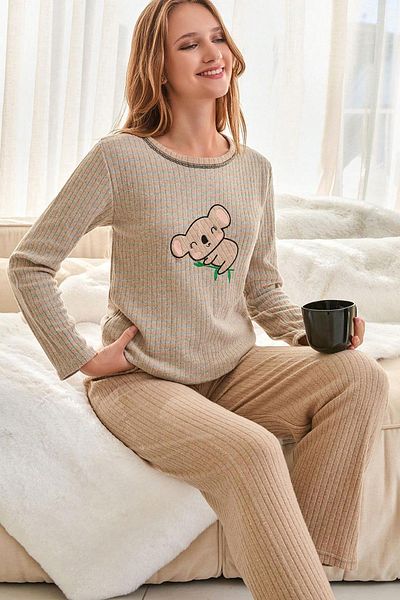 DPARİS Youth Printed Interlock Pajama Set