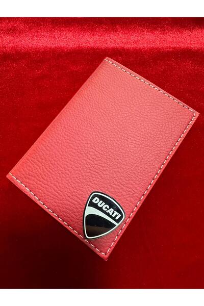 ATTA PAZARLAMA حامل ترخيص من الجلد الأحمر من زجاج شبكي منقوش، حافظة ترخيص، محفظة ترخيص، حافظة ترخيص