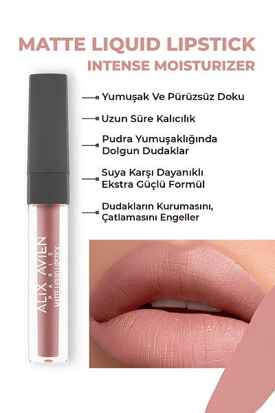 Alix Avien ALIX AVIEN MATTE LIQUID LIPSTICK 506 DIRTY PINK