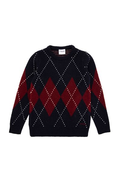 U.S. Polo Assn. Boy's Navy Blue Crew Neck Sweater 50295513-Vr033