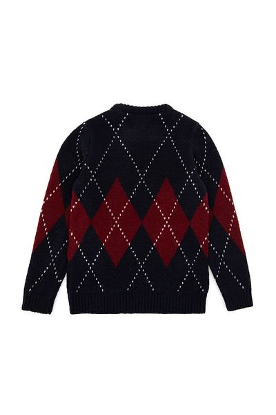 U.S. Polo Assn. Boy's Navy Blue Crew Neck Sweater 50295513-Vr033