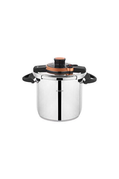 Schafer Optima Pressure Cooker 9 L-Black/Copper