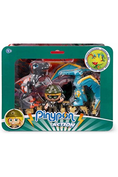GIOCHI PREZIOSI Pinypon Action - Baby and Dinosaur Adventure Toy Set, for Kids 4 Years Old and up (70)