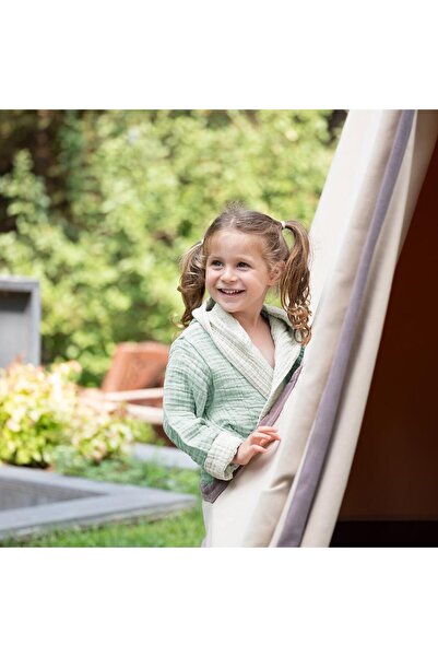 Owli Lovelayers 4 Kat Müslin Bornoz Mint Yeşili