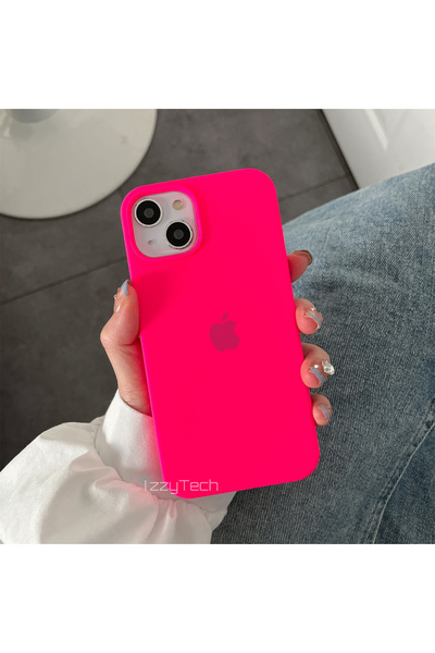 izzytech iPhone 13/14 ile Uyumlu Logolu Premium Kalite Ultra Koruma İçi Mikro...