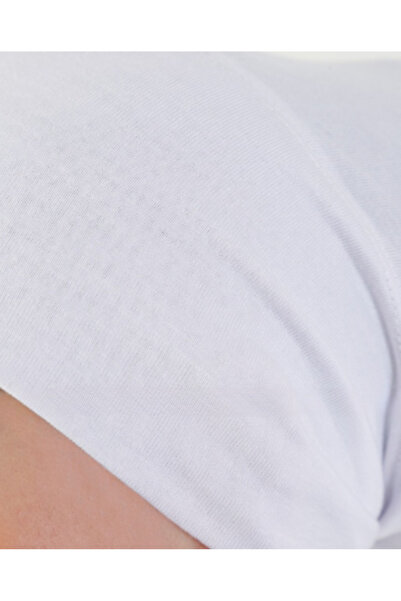 Differenza Λευκό χτενισμένο βαμβακερό καπό σωλήνα