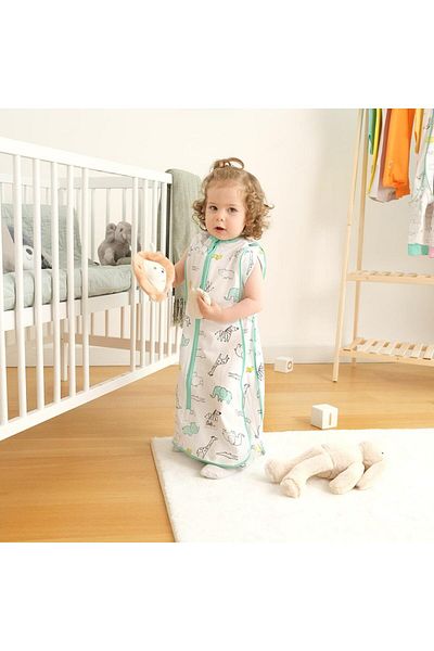 Owli Baby White Patterned Sleeping Bag