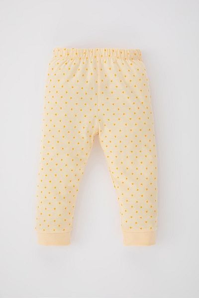 DeFacto Looney Tunes Baby-Mädchen-Pyjama-Set mit langen Ärmeln aus gekämmter Baumwolle – A9327a523au