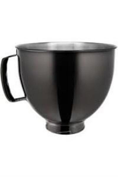 Kitchenaid Glossy Black Stainless Steel Bowl - 4.8 L Stand Mixer 5Ksm5Ssbrb