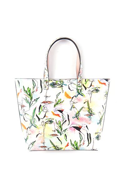 Biggdesign Schultertasche mit Gesichtern