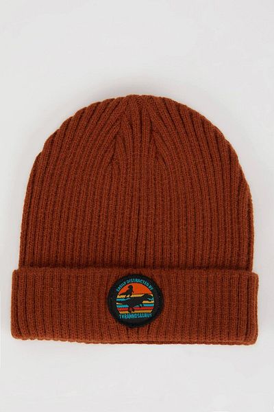 DeFacto Boy's Ribbed Knitted Beanie - C8587A824Wn