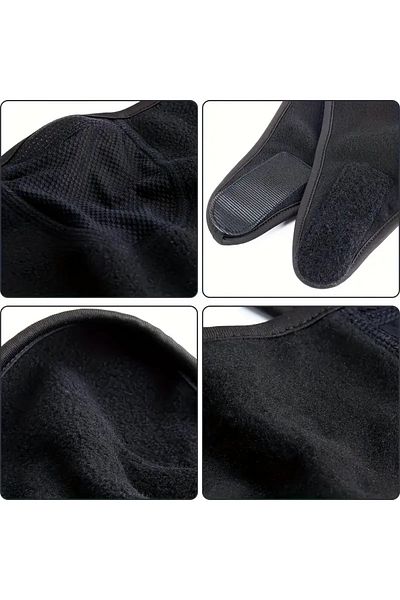 Mucizelerevi Warm Anti-Cold Protective Breathable Fleece Mouth Mask for Outdoor Sports