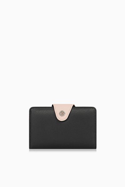 CENGİZ PAKEL Cengiz Pakel Women's Medium Wallet/Portfolio - 65387 - Black/Powder