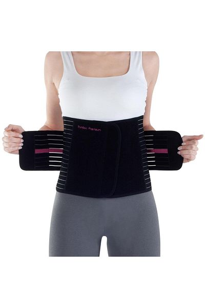 Owli Corset postpartum Premium Bamboo Negru