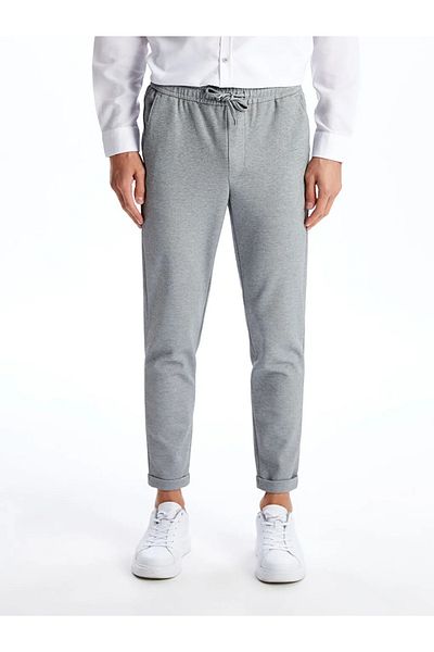 LC Waikiki Ανδρικό παντελόνι LCW Vision Grey Slim Fit