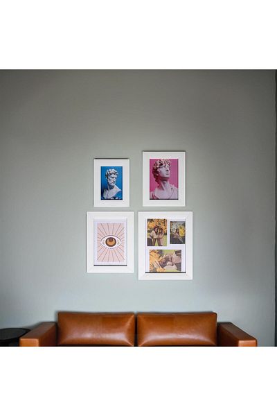 Anadolia White Set of 4 Decorative Photo Frames