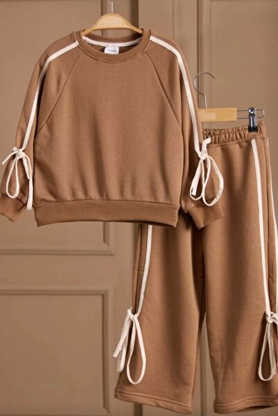 Kidmark Çocuk Modası Girl's Rope Detailed Coffee Set