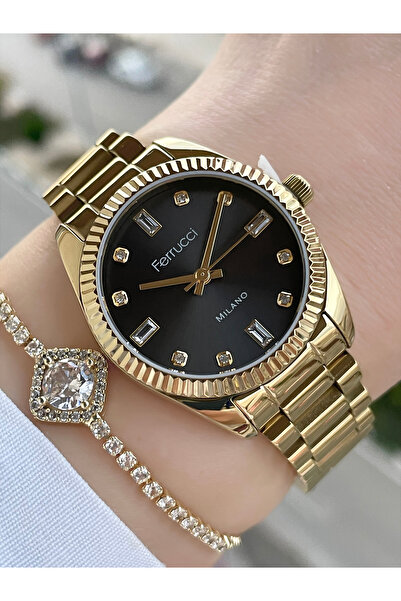 Ferrucci 2 Yıl Garantili Kadın Kol Saati Ve Bileklik