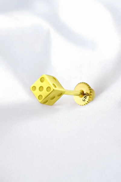 Glorria Altın Zar Helix Piercing