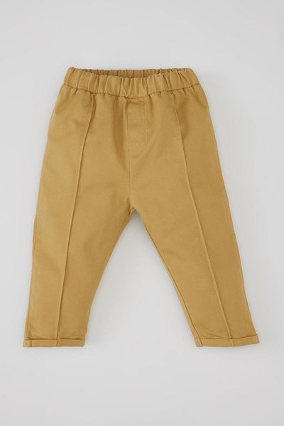 DeFacto Baby Boy Striped Flame Poplin Long Sleeve Shirt Pants Set of 2 B9264a524sp