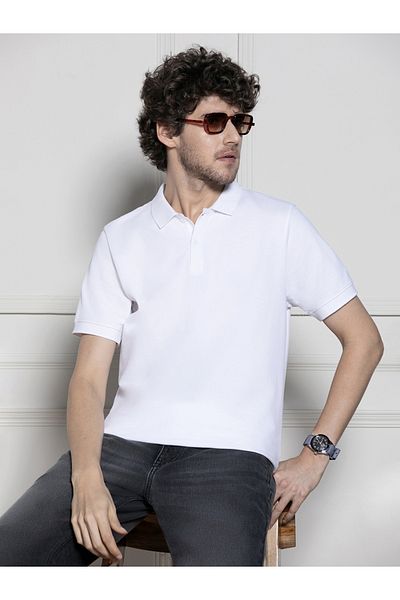 Dennis Lingo By Styli Solid Regular Fit Casual Polo