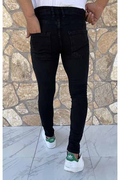 Dr Dnm Remix Blugi pentru bărbați Skinny Fit Lycra cu vârf negru