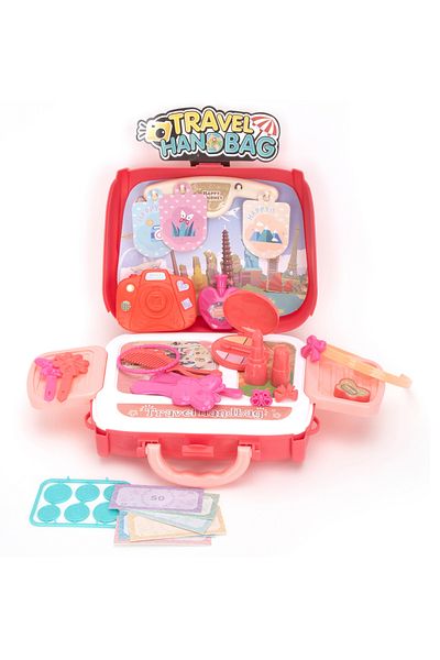 Fab N Funky Mini Travel Out Tote Bag Playset for Kids 3+, 78x47x90cm, Enhances Motor Skills & Coordination