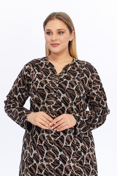 Nehir tekstil Χειμερινό μητρικό φόρεμα Plus Size