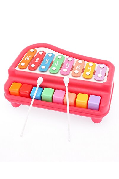 PlayNation بيانو إكسيليفون 2 في 1 من بلاي نايشن للأطفال - متعدد الألوان، 3 سنوات فما فوق