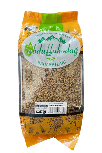 ABDULLAH DAĞ Hatay Yöresel Çemen Tohumu Tane Boy Otu 500 gr - 1/2 kg