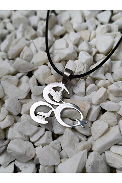 Esey Dizayn Üç Hilal Çelik Kolye - Ay Yıldız Bozkurt Osmanlı Tuğrası - İNCE v...