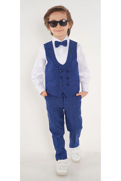 My Hanne Bow Tie Vest Suit 3105