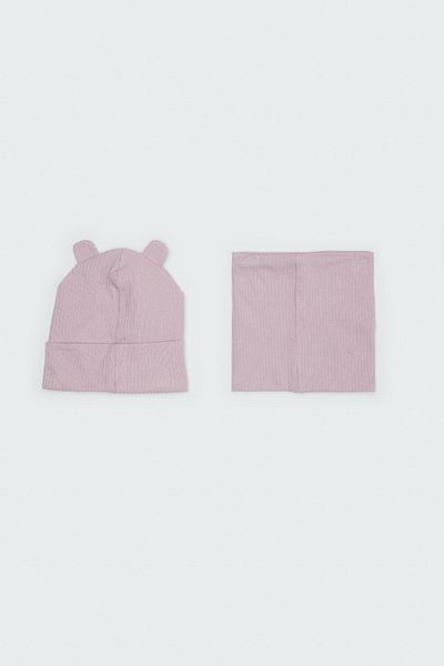 DeFacto 2-teiliges Set aus geripptem Camisole für Babys – Mütze und Halskragen C8174a524wn