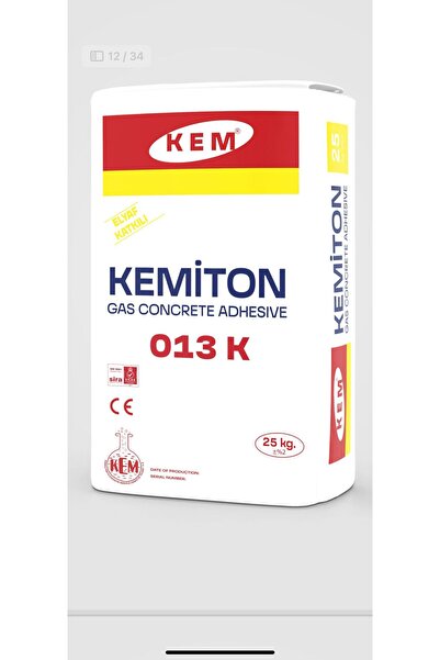 KEM İton Gaz Beton Yapıştırıcı Gri