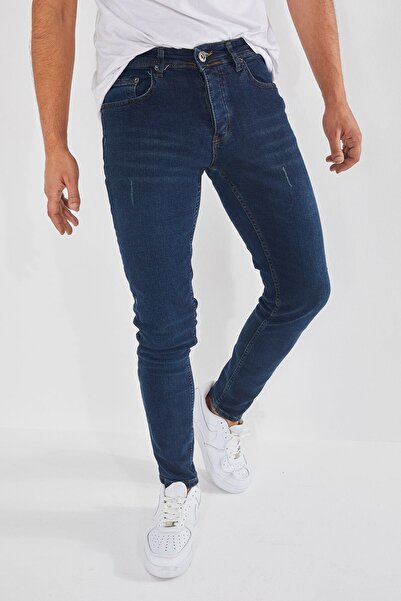 Dr Dnm Remix Erkek Yeşil Slim Fit Dar Kesim Likralı Jean Kot Pantolon Tinli Tırnaklı