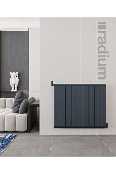 Radium Alüminyum Radyatör 600x1900mm Nilüfer Antrasit