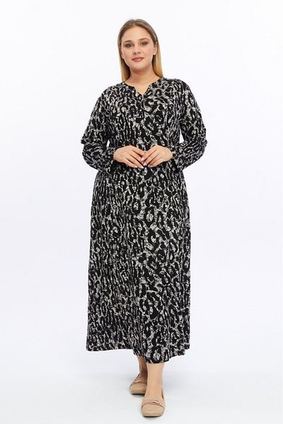 Nehir tekstil Χειμερινό μητρικό φόρεμα Plus Size