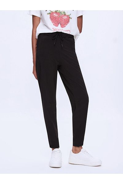 Ltb Απαλή μαύρη φόρμα Basic Jogger
