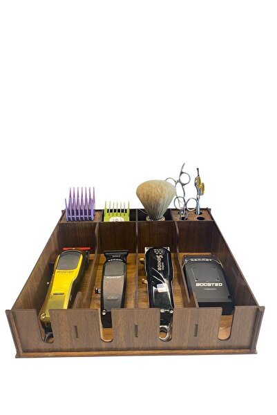 ZUU BAGS Ahşap Profesyonel Kuaför Berber Malzeme Organizeri