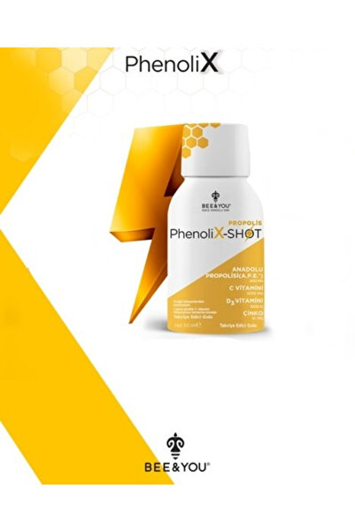 Bee you Bee&You PhenoliX Propolis Shot C Vitamini D3 Vitamini ve Çinko İçeren...